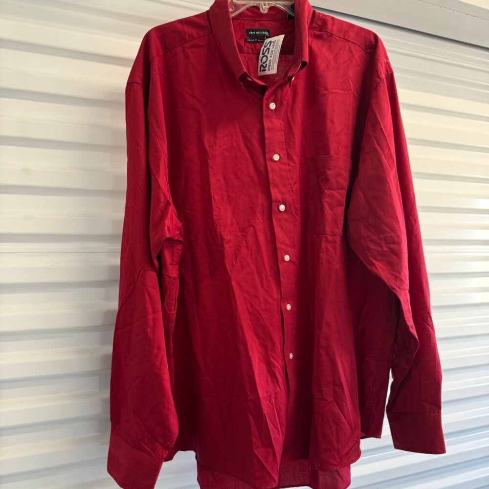 Van Heusen Regular Fit Wrinkle Free Button Down 2XL